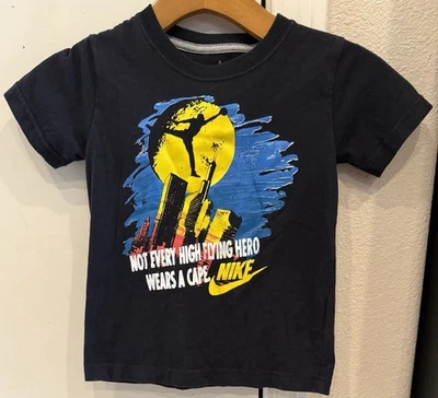 Air Jordan Retro Not Every High Flying Hero Wears A Cape T-shirt Boys Size 6 - Image 1 of 3