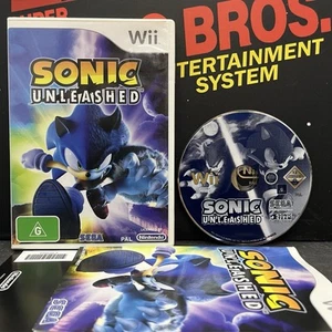 Sonic Unleashed W.Manual Nintendo Wii Wii U PAL VGC TESTED FREE TRACKED POSTAGE - Foto 1 di 13