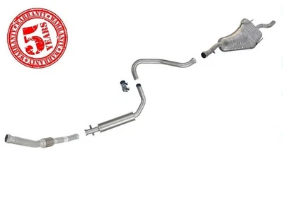 Silenciador del sistema de escape adecuado para motor Saab 900 1994-1998 2,0 L B204L Foto 1 de 4