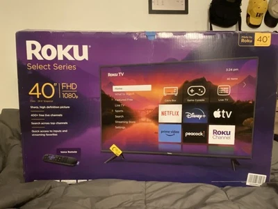 Roku 40" Select Series 1080p Full HD Smart Roku TV w/ Roku TV Remote 40R3B4 - Image 1 of 4