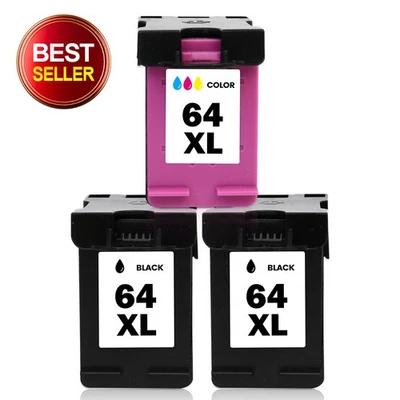 64 XL черный цвет чернильный картридж 64XL для HP Envy фото 7155 7855 7858 6255 лот - Изображение 1 из 3