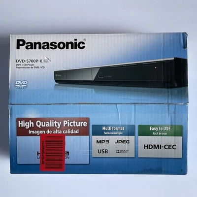 REPRODUCTOR DE DVD/CD PANASONIC NUEVO # DVD - S700P-K - ESCANEO PROGRESIVO 1080P   Foto 1 de 4