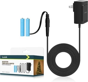Lenink AC Power Supply Adapter for AAA Battery,Replace 2 Black - Afbeelding 1 van 7