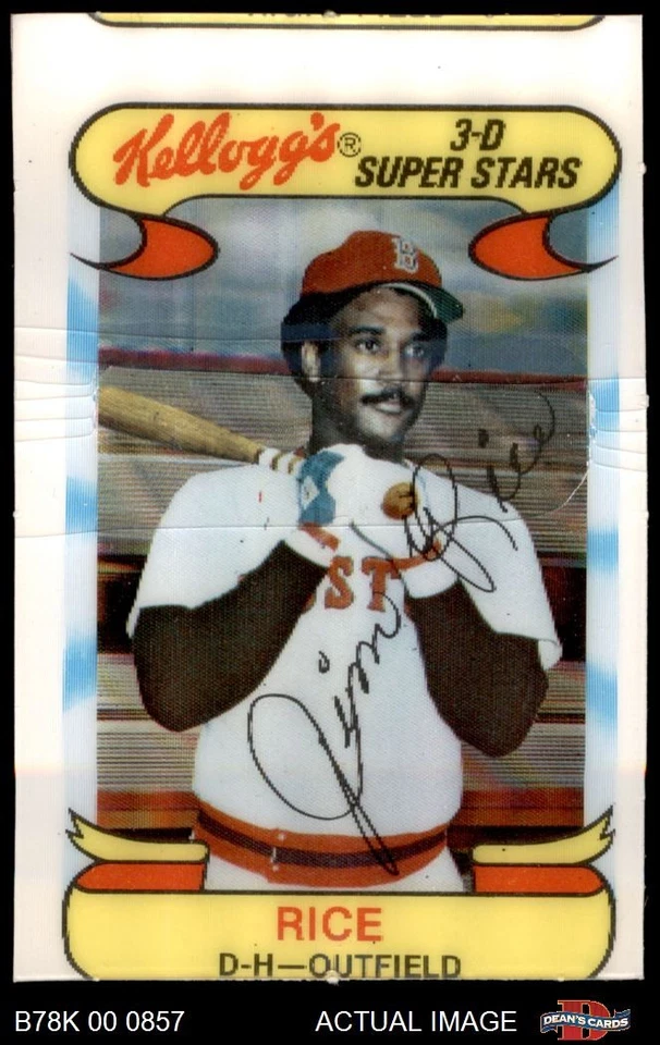 1978 Kellogg's #49 Jim Rice Red Sox HOF MVPw 2 - GOOD - Image 1 of 1