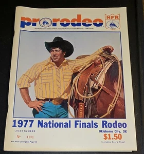 1977 Nationals Finals Rodeo Program VHTF!  - Picture 1 of 3