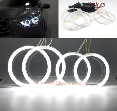 CCFL halo ring for Infiniti QX70 FX35 FX37 FX50 09-17 headlight angel eye DRL - Image 1 of 4