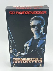 TERMINATOR 2 ACADEMY SCREENER VHS T2 SCHWARZENEGGER JAMES CAMERON WS NO STICKER - Picture 1 of 17