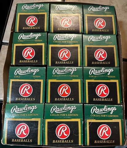 Full Case Authentic Red Sox Rawlings 1999 Game Baseballs Fenway Park Cover