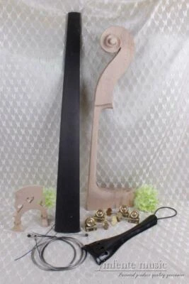 Double Bass Parts,Bass MAPLE Neck Bridge Fretboard Peg Tailpiece Endpin String   - Image 1 of 4