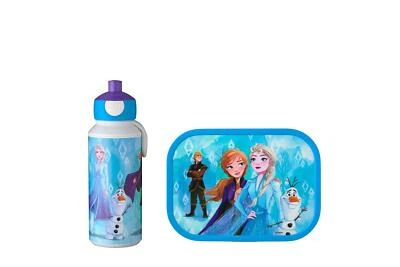 Pausenset Campus - Trinkflasche Pop-up + Brotdose - frozen 2 - Bild 1 von 2