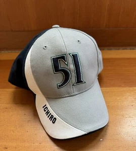 Seattle Mariners MLB Ichiro Suzuki #51 Baseball Hat Adjustable NWT - Picture 1 of 6