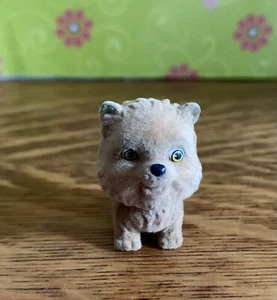 Vtg Puppy In My Pocket Flocked Chow Puppy Dog - Picture 1 of 8