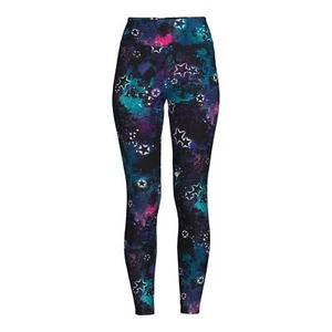 No Boundaries Junior's Sueded Ankle Leggings Stars Black Small - Picture 1 of 5