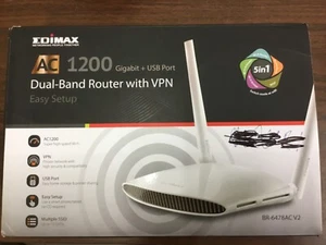 Edimax AC1200 Gigabit Dual-Band Wi-Fi Router with VPN plus USB Port - Picture 1 of 8
