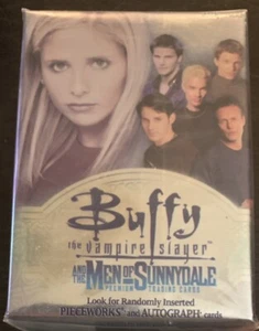 2005 InkWorks BUFFY Vampire Slayer & The Men Of Sunnydale Base Card SET +Wrapper - Picture 1 of 7