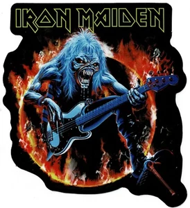 IRON MAIDEN - EDDIE - LICENSED - STICKER - Picture 1 of 1