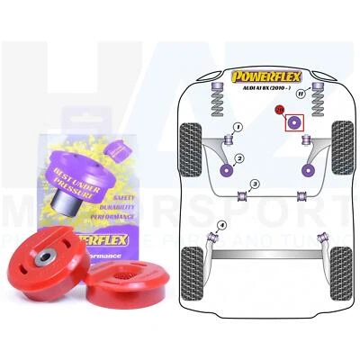 Supporto motore inferiore Powerflex boccola grande (diesel) VW Polo Mk4 9N / Mk5 6R/6C - Immagine 1 di 4