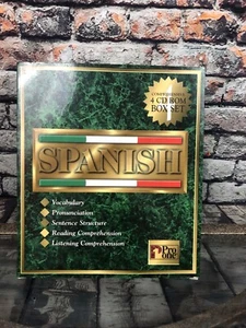 Pro One Spanish 4 CD Rom Box Set Comprehensive Language Open Box - Picture 1 of 5