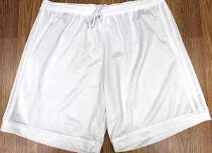 ADIDAS CLIMALITE PANTALONES CORTOS DEPORTIVOS LIGEROS POLIÉSTER BLANCO Talla GRANDE, L - Imagen 1 de 4