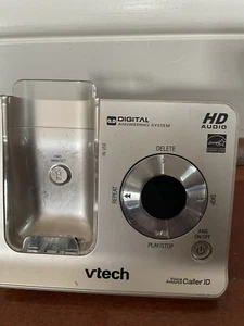 Vtech Cordless Phone Main Base ONLY Answering-NO AC Power Adaptor LS6425 Model - Picture 1 of 7