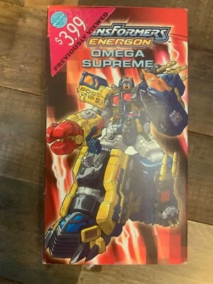 Transformers Energon - Omega Supreme 2005 VHS RARE - Image 1 of 3