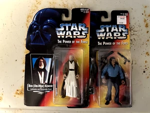Star Wars Power of the Force 2 Figure Lot Obi Wan Kenobi Lando Calrissian - Bild 1 von 2