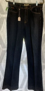 Jeanstar Womens Size 10 Boot Cut Jeans Stretch Dark Wash - Picture 1 of 8