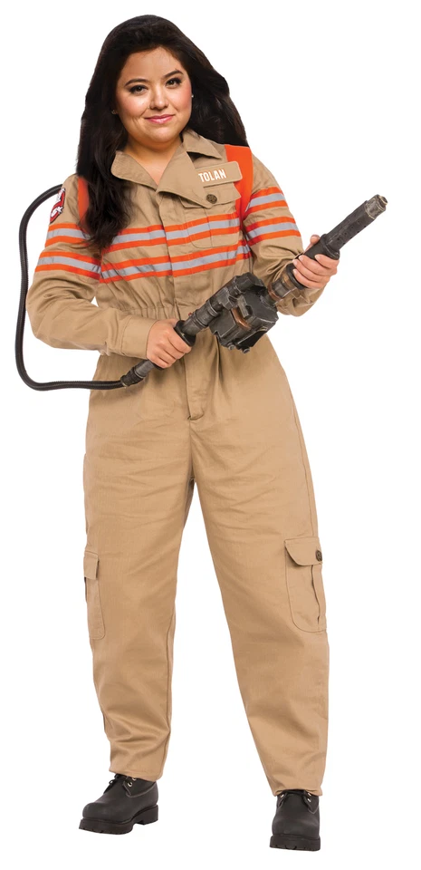Ghostbusters Adult Womens Costume Plus Size Jumpsuit Halloween Rubies - Image 1 of 1