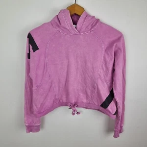 Ell & Voo Cropped Hoodie Jumper Purple Size 12 - Picture 1 of 4