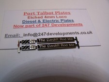 4mm Scale Etch Plate 37 229 / 37 712 Cardiff Rod Mill (black)