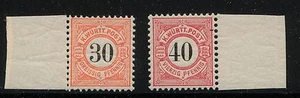 Württemberg 61 y 62, sellos de borde **, 62 con proa por los sellos #a001 - Imagen 1 de 1