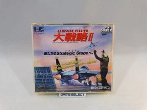 DAISENRYAKU 2 CAMPAIGN VERSION II NEC PC ENGINE CD ROM CDROM JP JAP GIAPPONESE - Imagen 1 de 6