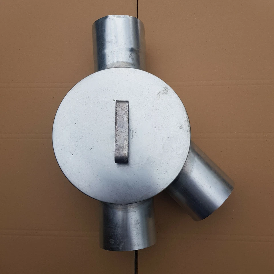 Rainwater flap rainwater distributor water switch galvanized 6 pieces/100 mm - Image 1 of 1