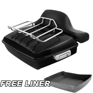Chopped Trunk Top Rack Pad Fit For Harley Electra Glide 2009-2013 - Picture 1 of 12