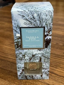 NIP HOMEWORX by Harry Slatkin VANILLA PINE Reed Diffuser 4oz - Picture 1 of 4