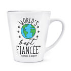 World's Best Fiancee Hers 12Oz Latte Mug Cup Funny Favourite Engagement Love