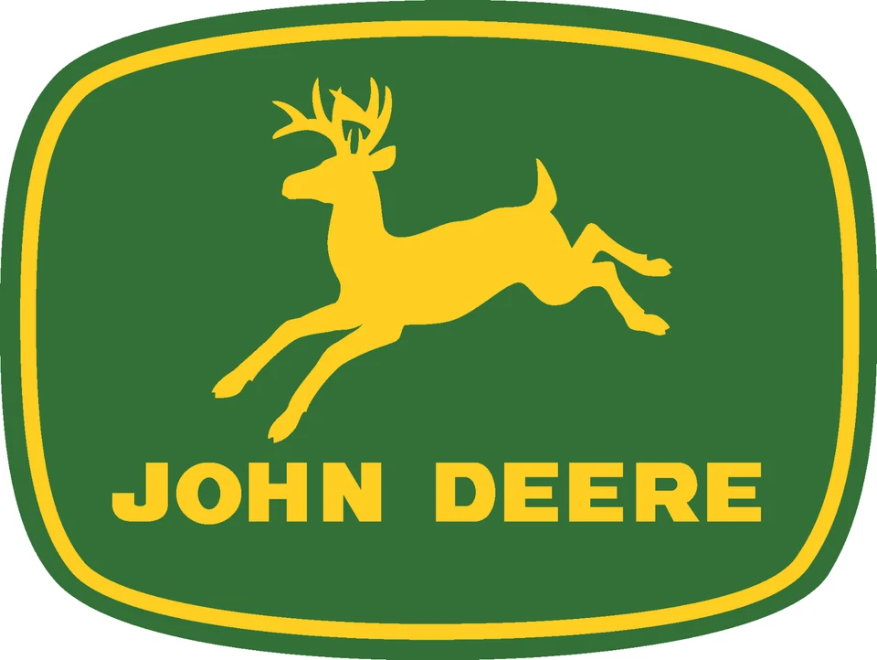 John Deere sticker weatherproof bumper vinyl decal - Image 1 of 1