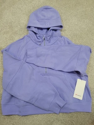 Lululemon Scuba Oversized Half-Zip Hoodie Size XL/XXL Color Dusty Lilac - Image 1 of 4