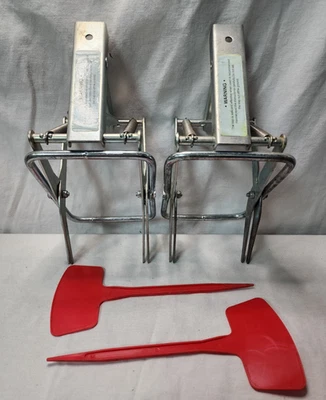 Eliminador de topos de trampa de tijera de acero galvanizado POIAFLEX 2-PK para césped**usado Foto 1 de 4