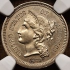 1873 CL 3 PROOF 3 CENT NICKEL NGC PR63 LOVELY HINT OF GOLD DAVIDKAHNCOINS 1873 CL 3 PROOF 3 CENT NICKEL NGC PR63 LOVELY HINT OF GOLD DAVIDKAHNCOINS