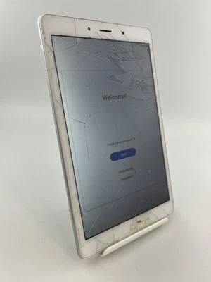 Samsung Galaxy Tab A 8" 2019 SM-T295 Silver Unlocked 32GB Android Tablet Cracked - Image 1 of 4