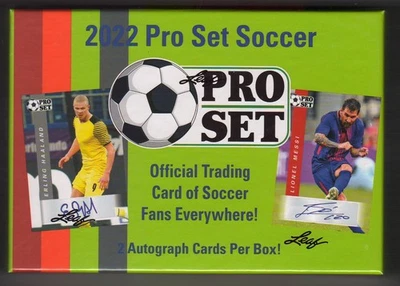 Juego Leaf Pro 2022 Fútbol Caja Hobby Sellada - 2 Autógrafos (Autos) Foto 1 de 2
