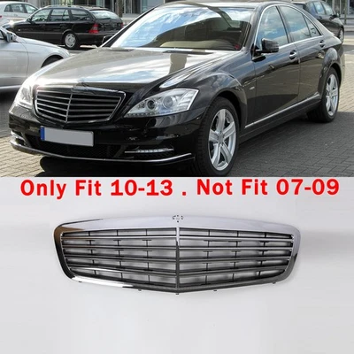 适合梅赛德斯-奔驰 S 级 W221 10-13 前保险杠格栅 S550 S600 S65 S63 — 第 1/4 张图片