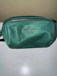 Kate Spade Medium Chelsea The Little Better Cosmetic Bag Deep Jade NWT - Picture 1 of 5