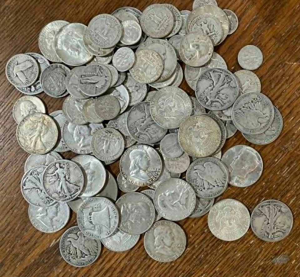 JUNK SILVER coins $1 face value 90% silver - Image 1 of 1