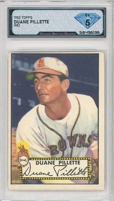 1952 Topps DUANE PILLETTE #82 💎 DSG 5 EX - Image 1 of 2