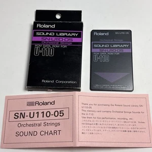 Cuerdas orquestales Roland SN-U110-05. Biblioteca de sonido PCM Data Rom para U-110. - Imagen 1 de 7