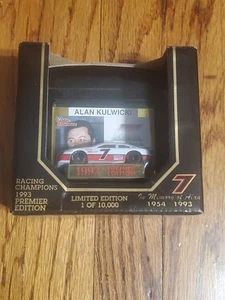 In Memory Of Alan Kulwicki #7 Racing Champions Premier Edition 1/64 - Picture 1 of 11