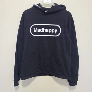 Felpa con cappuccio uomo Madhappy logo taglia M nera - Foto 1 di 10