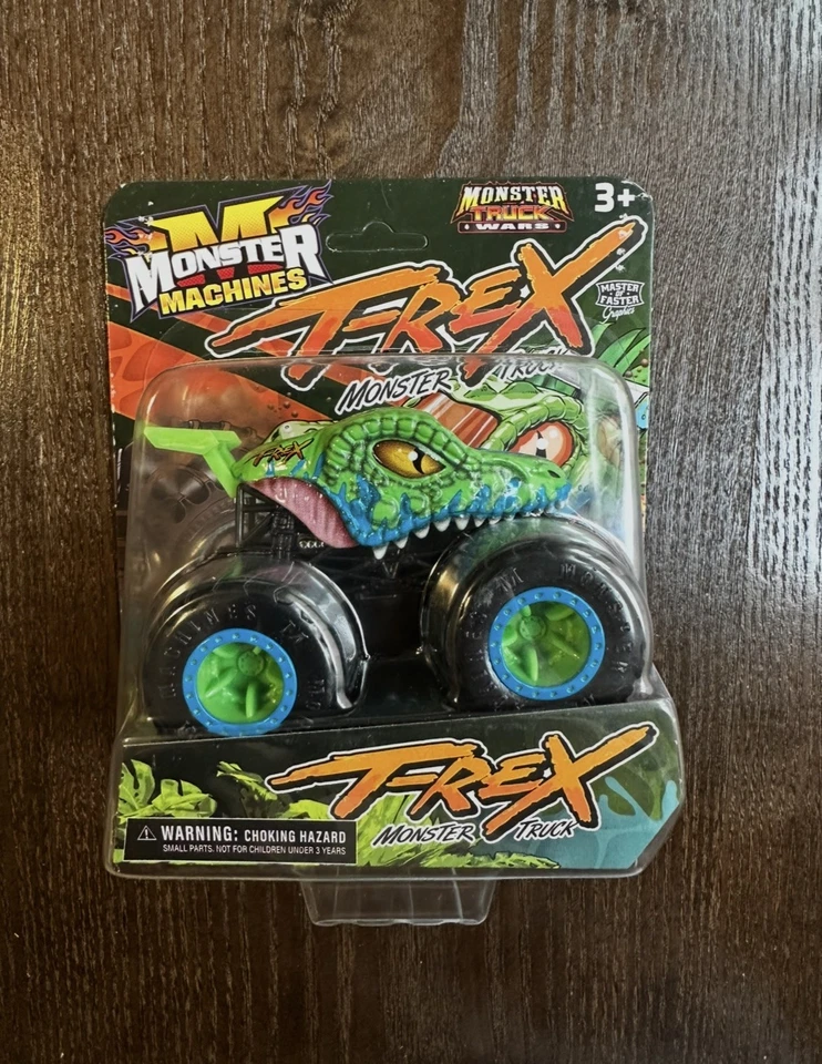 T-REX MONSTER MACHINES DINOSAUR MONSTER TRUCK NOT SOLD IN STORS MONSTER JAM HTF  - Image 1 of 1